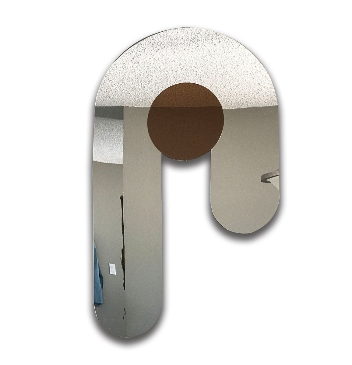 Geometric Abstract Collage By Dong Su, 17 X 27, Suspension No.1, Original Artwork