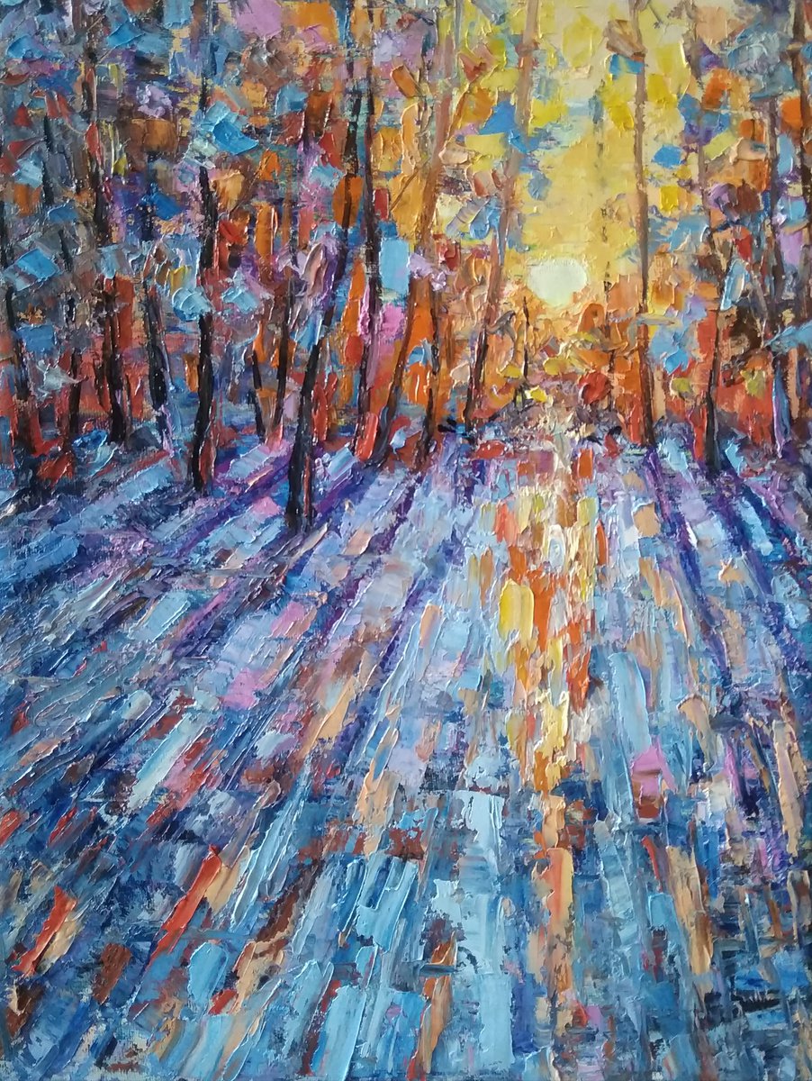 Winter sun by Irina Tolstikova