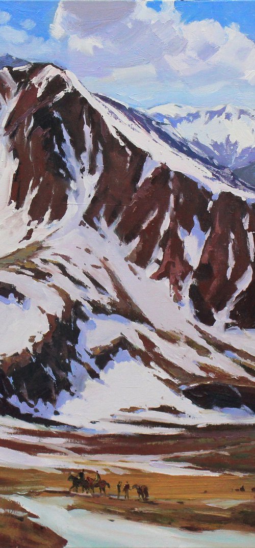 Spring in the mountains by Alisa Onipchenko-Cherniakovska