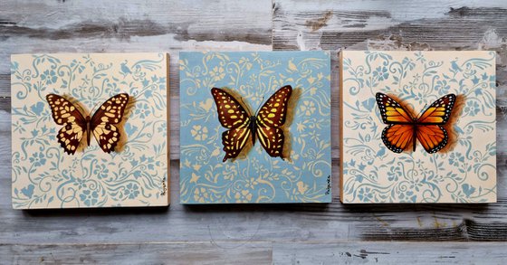 Butterfly Triptych