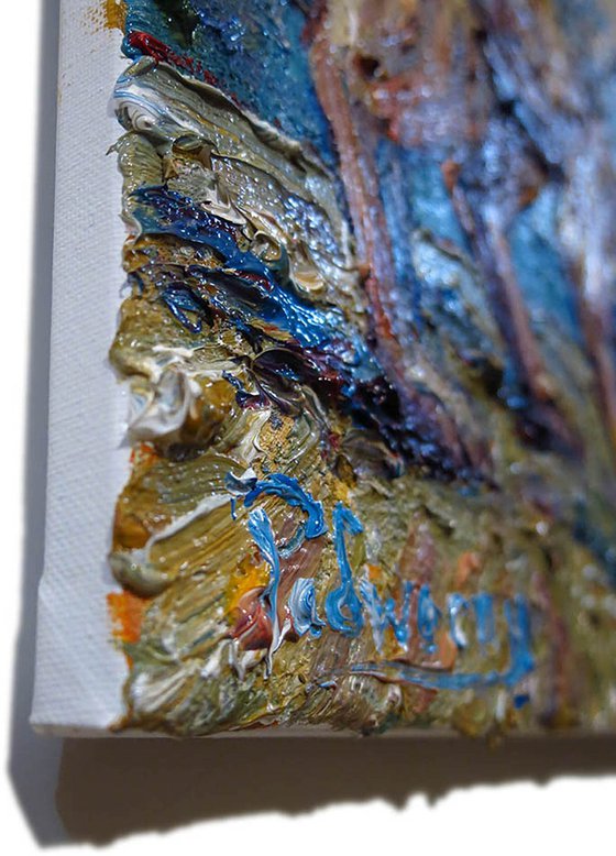 Original Oil Painting Cat