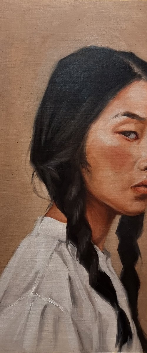 Oil portrait study 0324-002 by Artmoods TP
