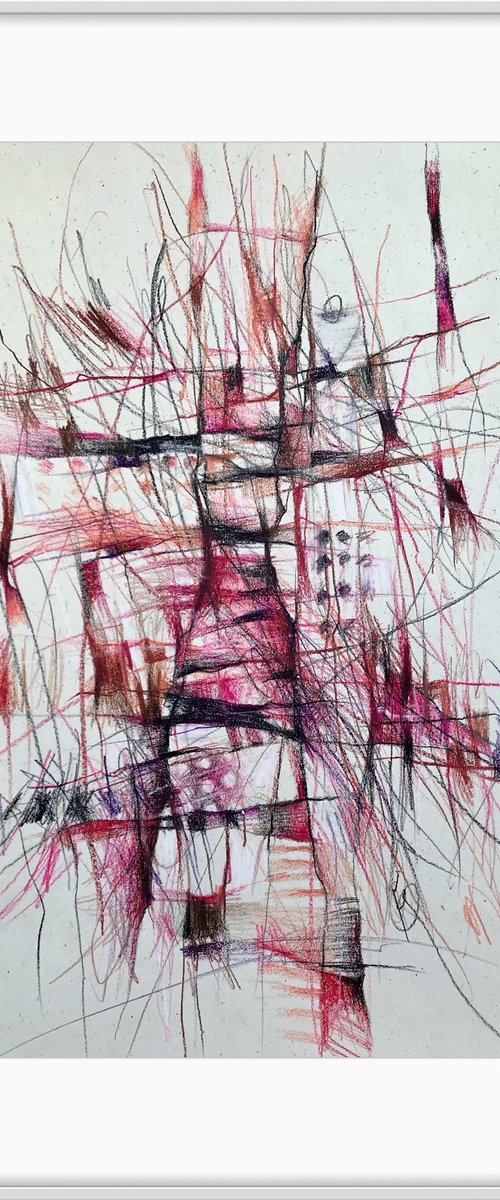 Ladder. one of a kind, gift, contemporary art. by Galina Poloz