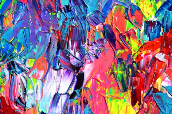 Palette 7 - Large Colorful Abstract Painting