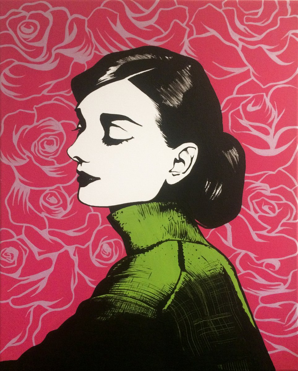 Audrey Hepburn by Ina Prodanova