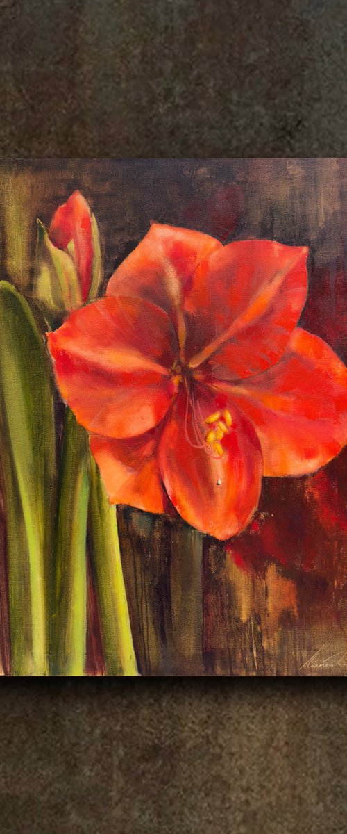 Red accent by Olha Laptieva