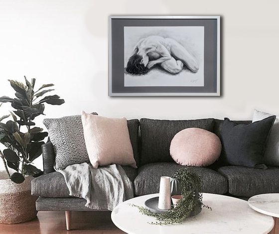 Charcoal Nude study.