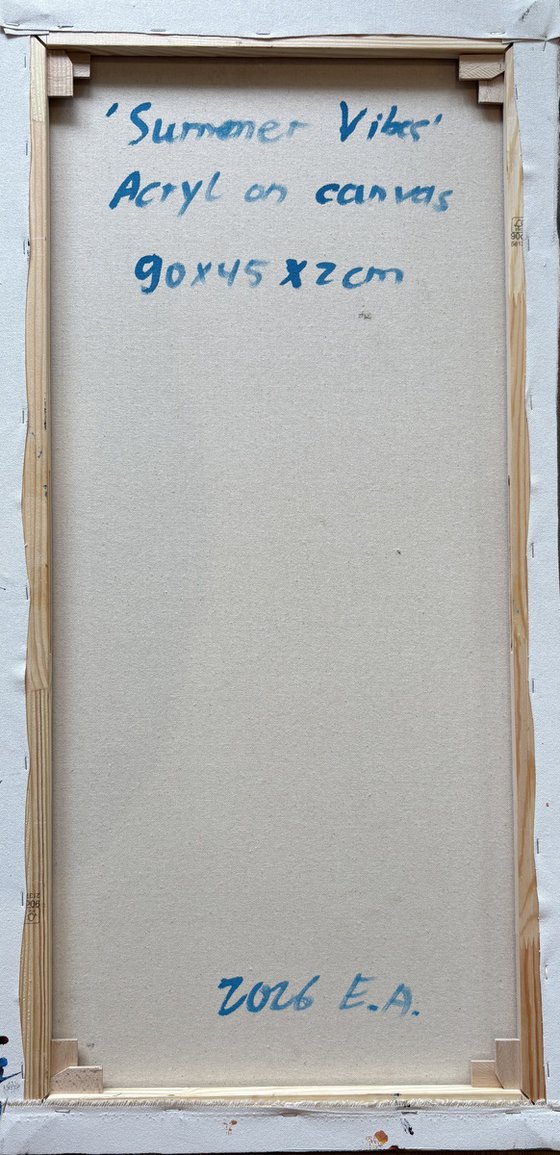 „Summer Vibes“ 90x45x2 cm