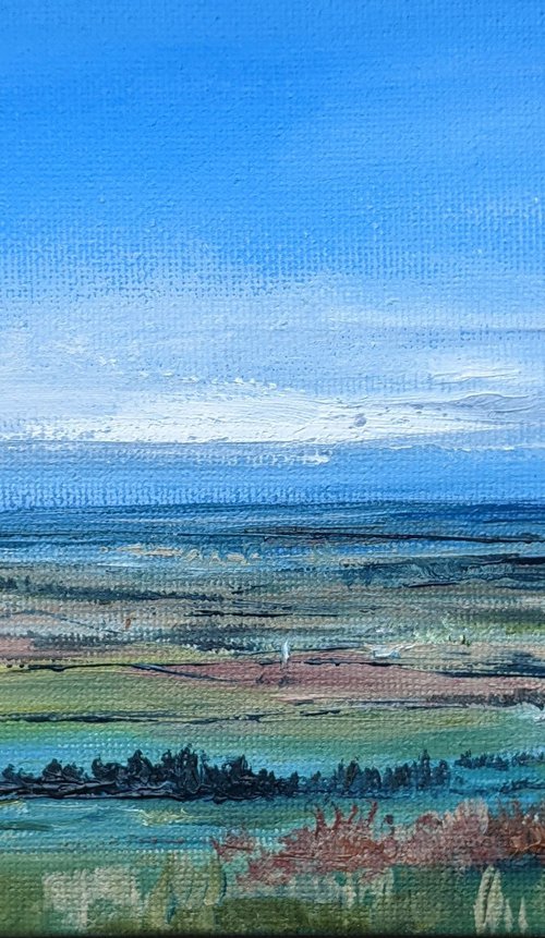 Miniature Coombe Hill Landscape #3 by Jo Earl