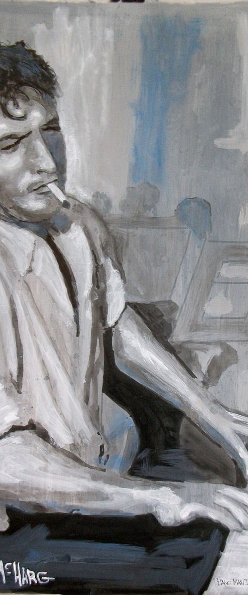 Piano Man B&W by Joe McHarg
