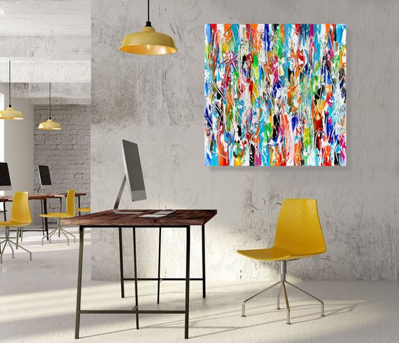 Emotion & Energy of Color #6 - TEXTURED ABSTRACT ART –  READY TO HANG!