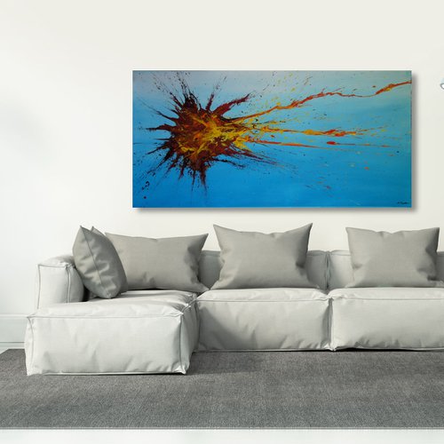 Sky Buzz VIII (Spirits Of Skies 098189) (140 x 70 cm) XXL (56 x 28 inches) by Ansgar Dressler