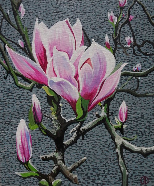 Spring Magnolias by Joseph Lynch