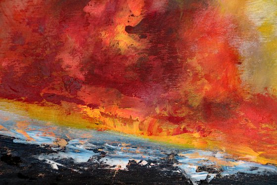 The Wrath Of Angels #4 - Large original abstract landscape