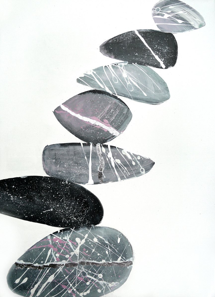 Balance of sea stones by Olga Rikun