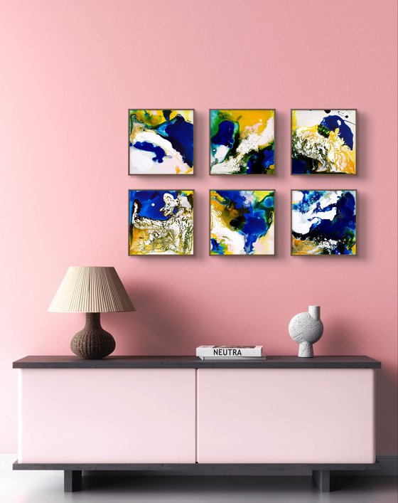 N°37-N°42 ( 6 paintings )