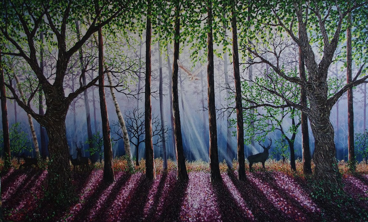 Twilight Dance By Hazel Thomson, 60 X 36, Artwork For Sale On Artfinder