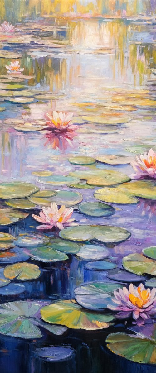 Water Lily Pond by Behshad Arjomandi