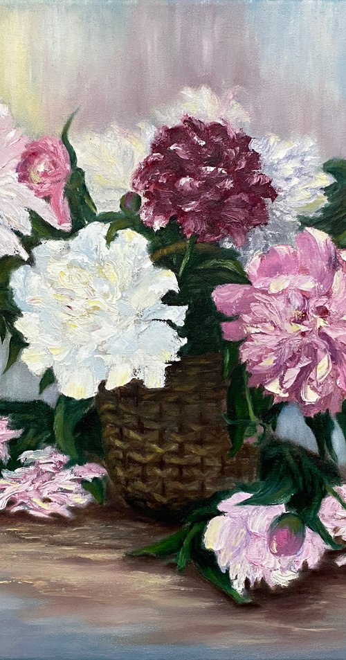 Peonies bouquet by Olga Kurbanova