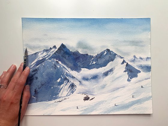 Snowy mountains series / 1
