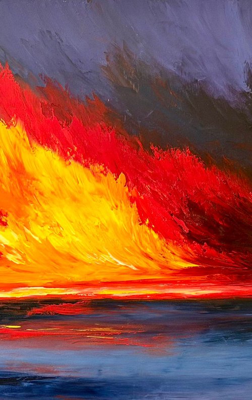 Where Fire Learns to Breathe by Anastasiia Novitskaya