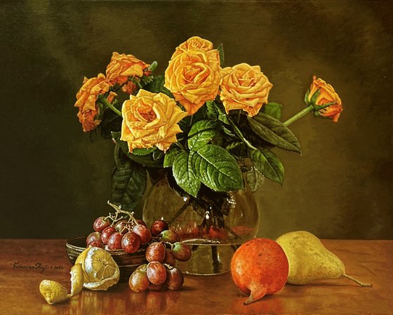 Yellow Rose Flowers