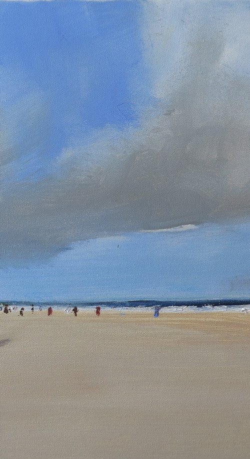 Alnmouth Beach by Malcolm Ludvigsen