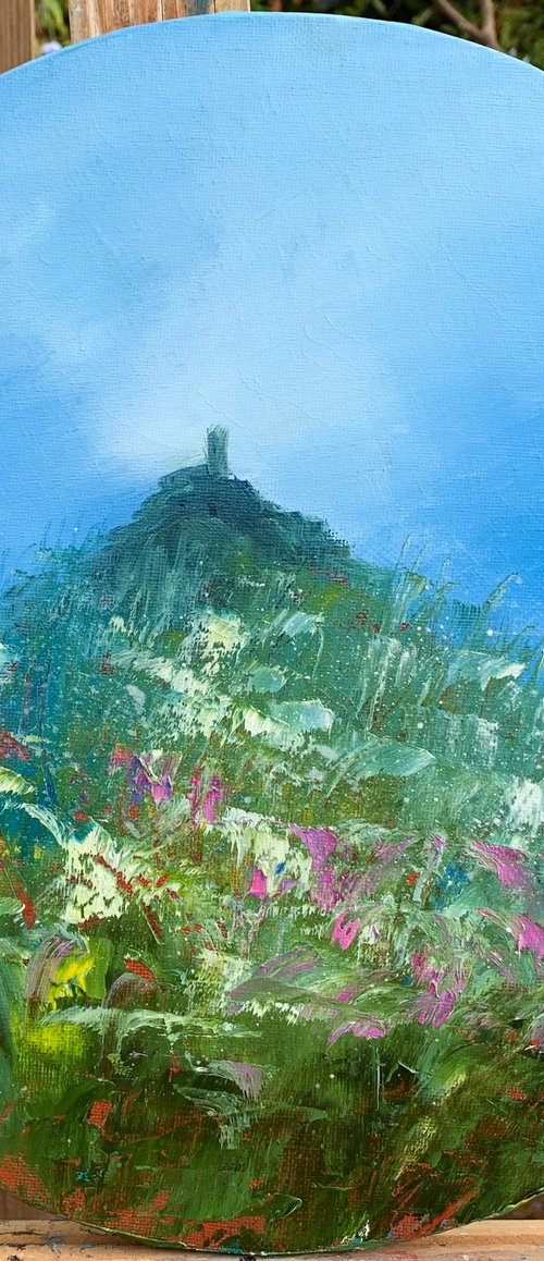 St Michael de Rupe at Brentor by Laure Bury