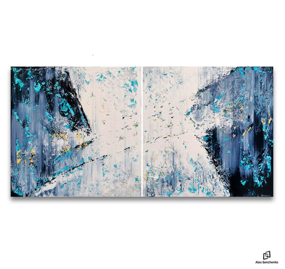 200x100cm. / abstract painting / Abstract 2240