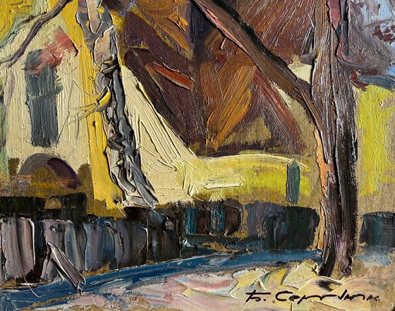 Golden Church in the City