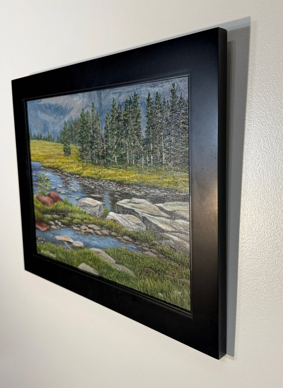 Alpine Pond and Meadow