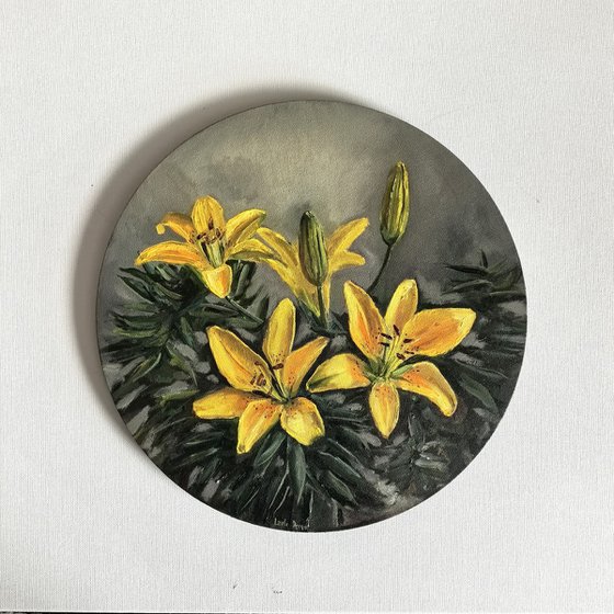 Yellow lilies