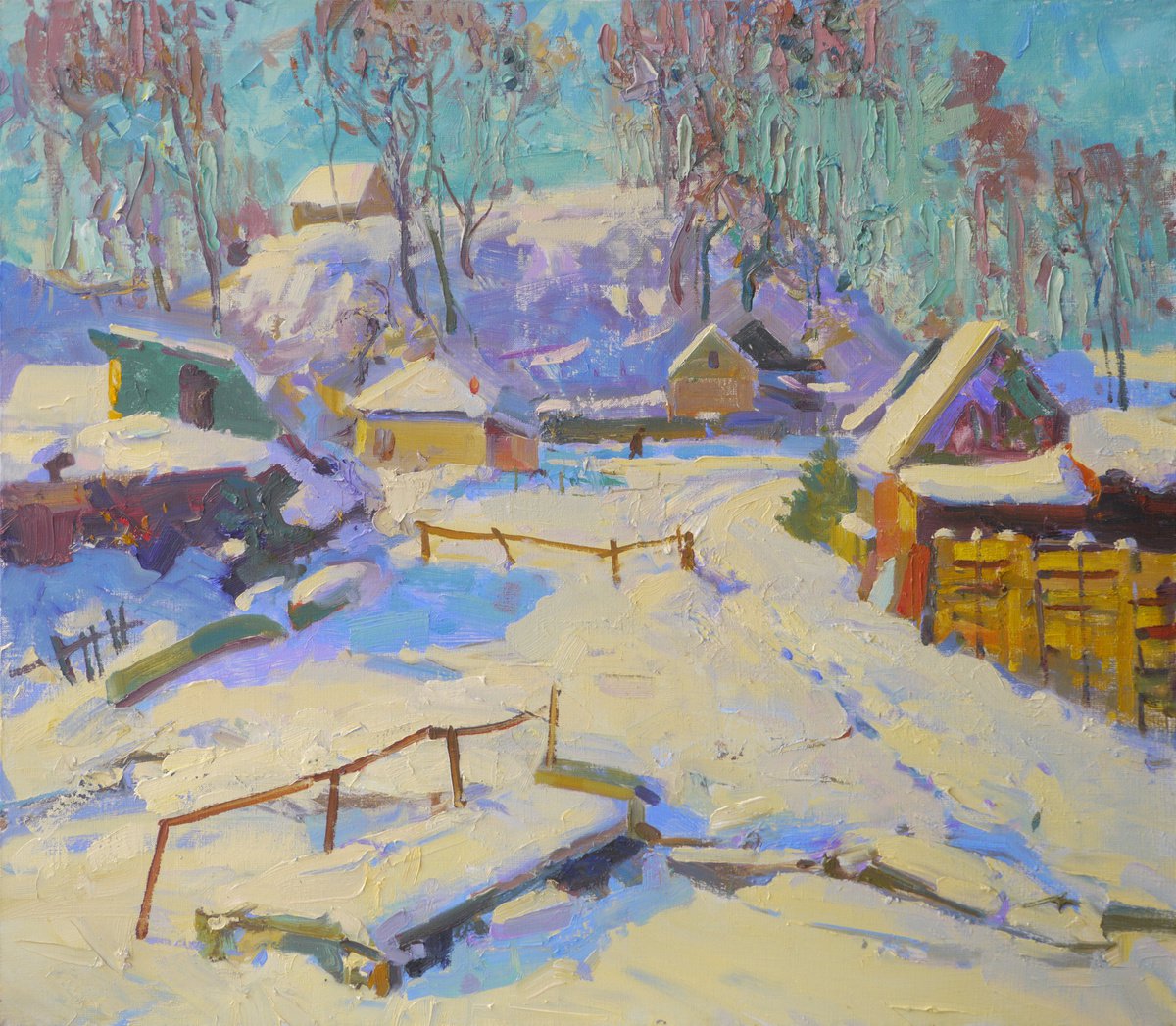 Sunny February. Sednev by Victor Onyshchenko