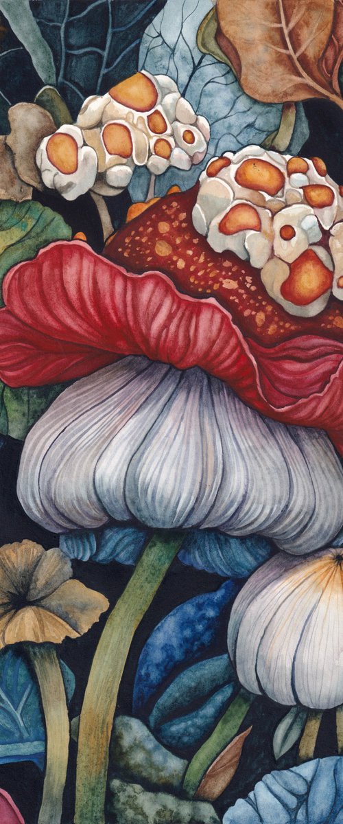 Mushroom Garden 2 by Lisa Lennon