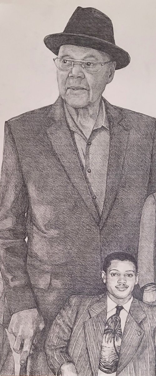 Commission Portrait Of Veronica's Father by QI Debrah