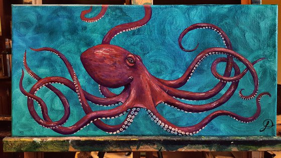 Untitled Purple Octopus