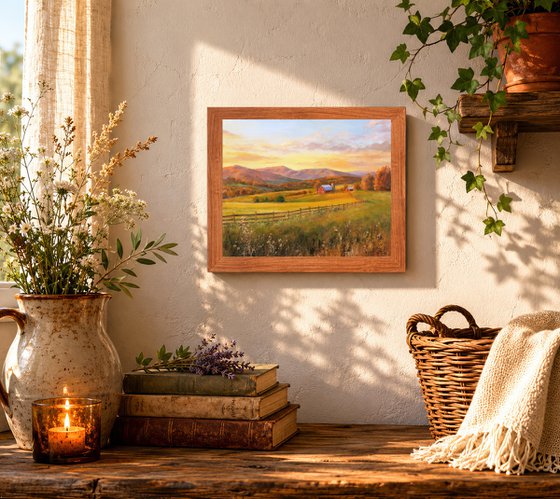 Rustic farm in the countryside