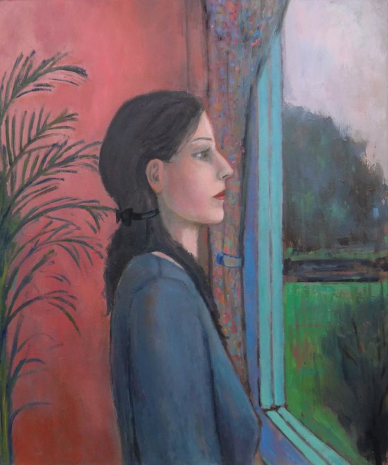 Woman at a window