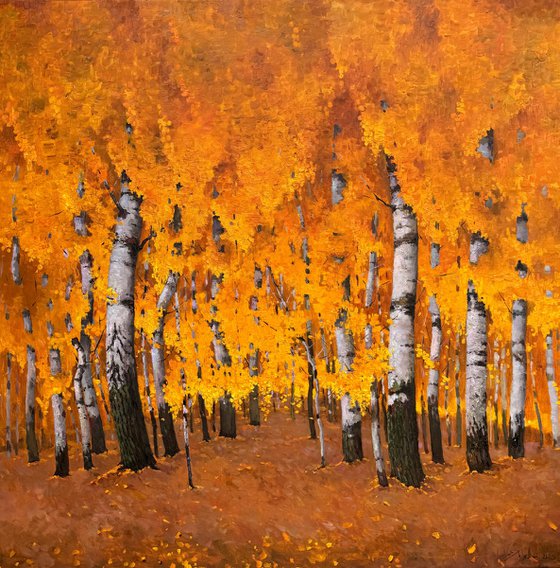 Golden Autumn Forest