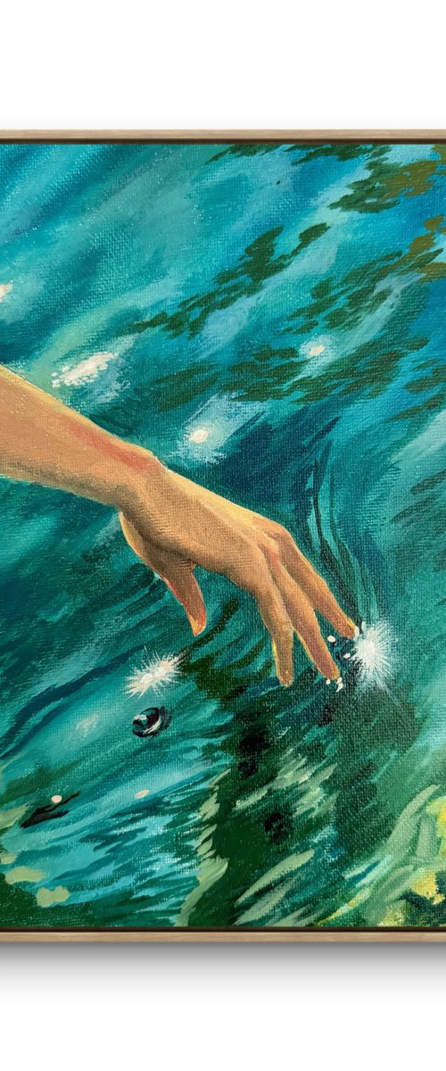 Touching the sea by Aisylu Burangulova