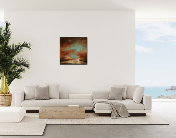 Sunset Beauty Over The Lake District