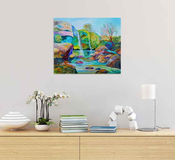 "Spring Waterfalls' Melody"