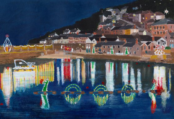 "The Mousehole Christmas lights"