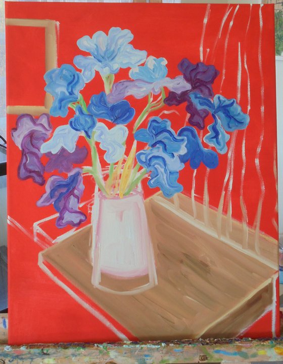 Interior with flower vase SOLD