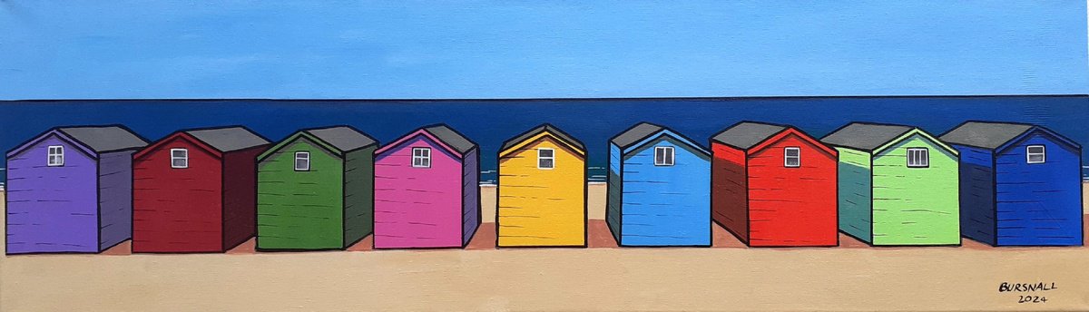 Beach Boxes by Paul Bursnall