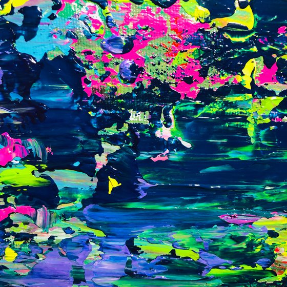 Monet's Pond - Abstract