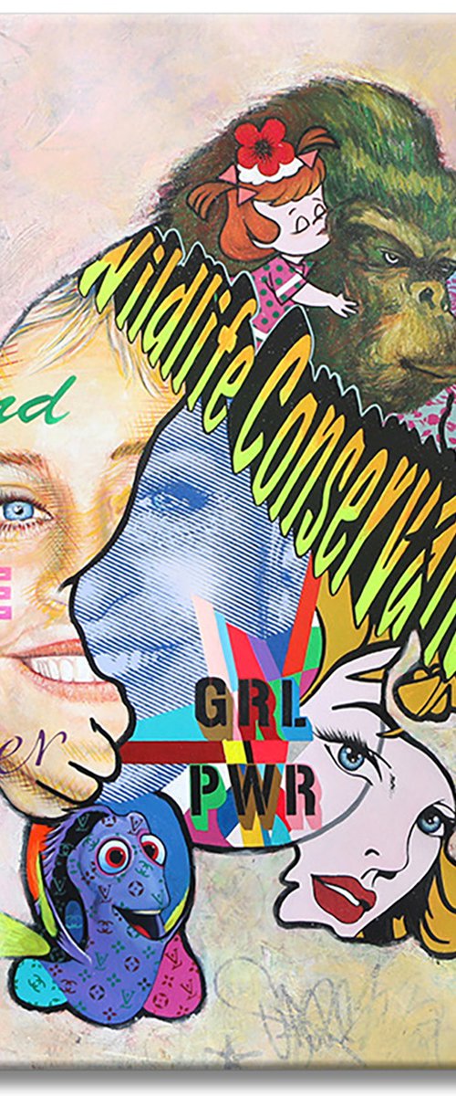 Be Kind Ellen DeGeneres by Gardani Art