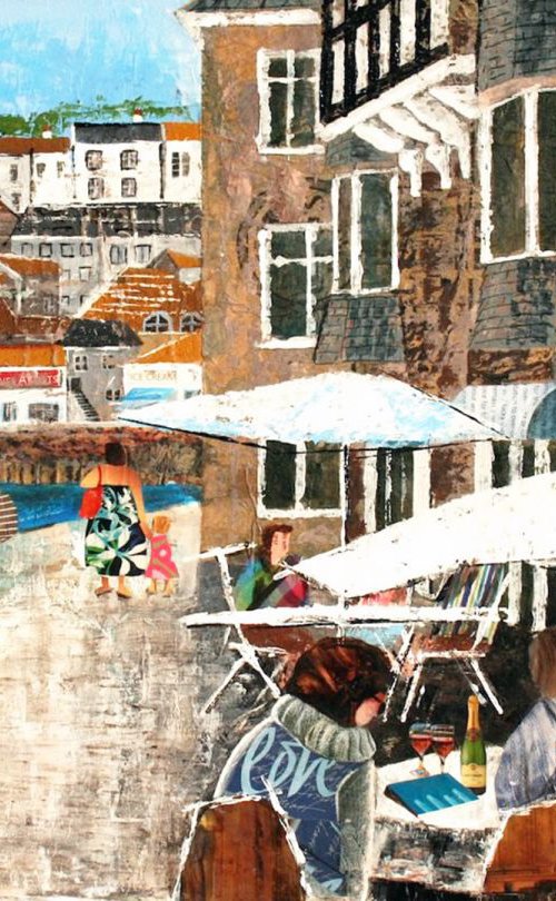 Al Fresco in St. Ives, Cornwall by Jackie Ward
