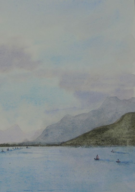 Sketch of the Lac Léman