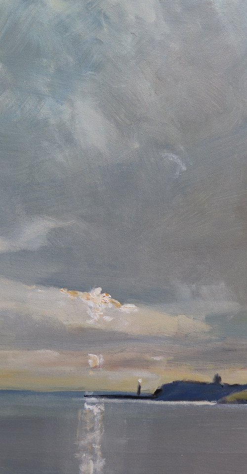 From Sandsend Station - afternoon by Malcolm Ludvigsen